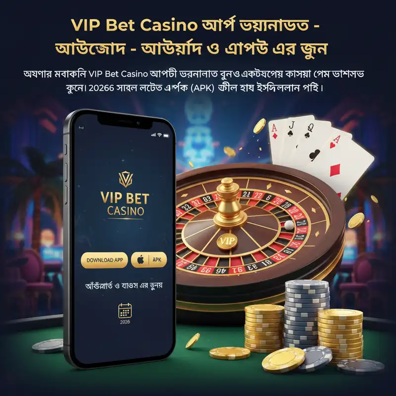 VIP Bet Casino মোবাইল অ্যাপ ডাউনলোড ২০২৬